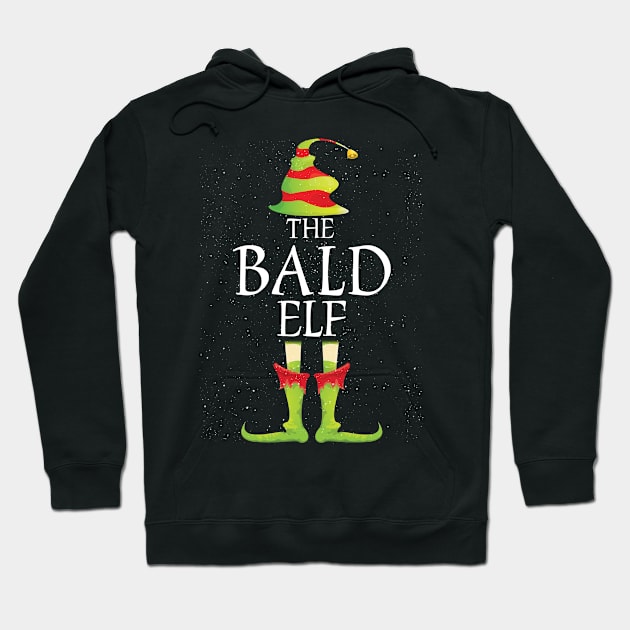 Bald Elf Family Matching Christmas Group Funny Gift Hoodie by Davishasari